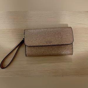 KATE SPADE ROSE GOLD PHONE WRISTLET